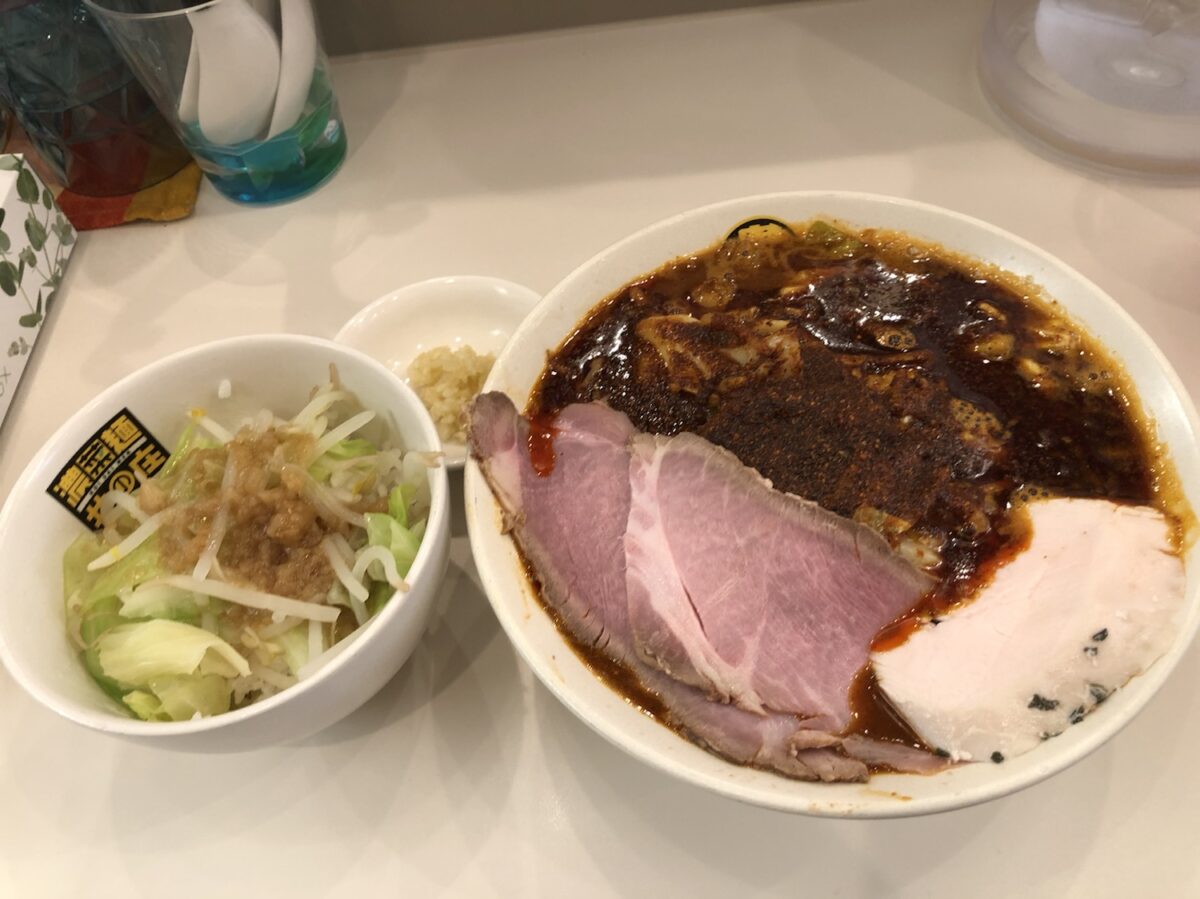 荻窪濃菜麺井の庄の辛辛濃菜麺一番辛め