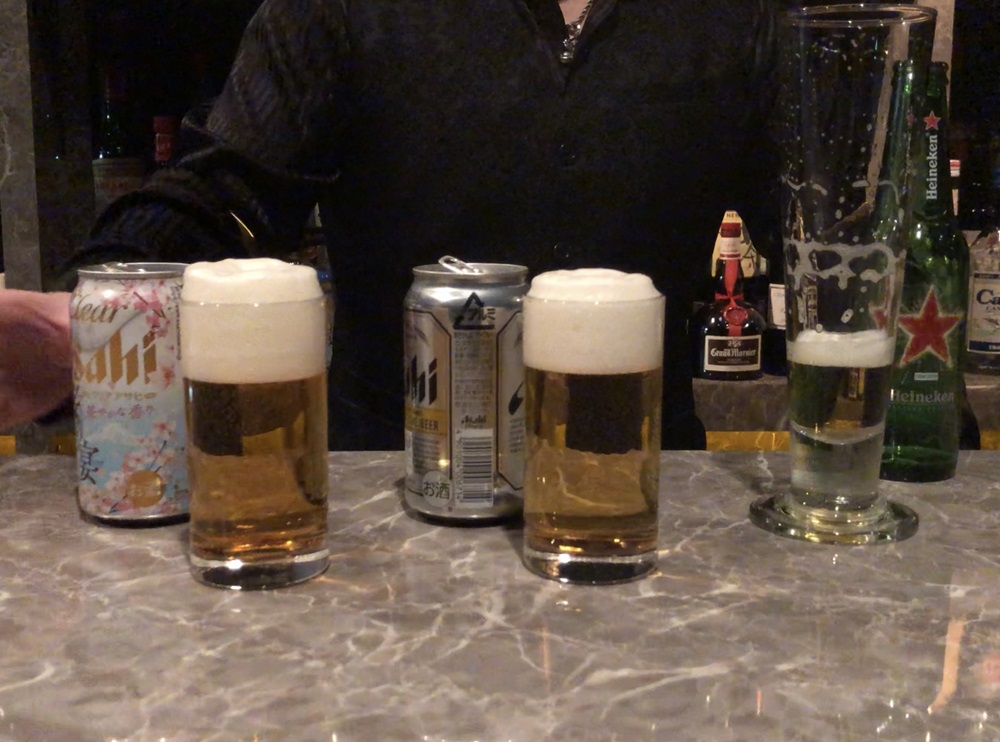 ビールの泡